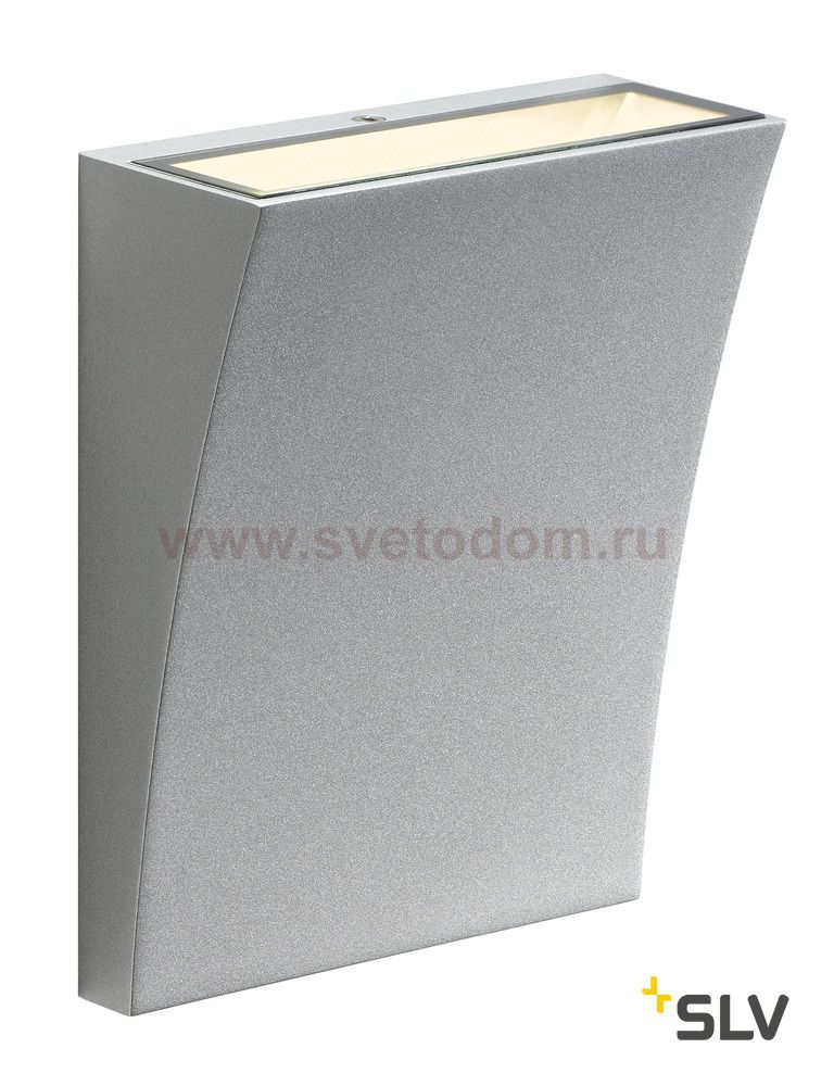 1000341 SLV DELWA WIDE светильник настенный IP44 с SMD LED 8.8Вт, 3000K, 910лм, 100°, серебристый