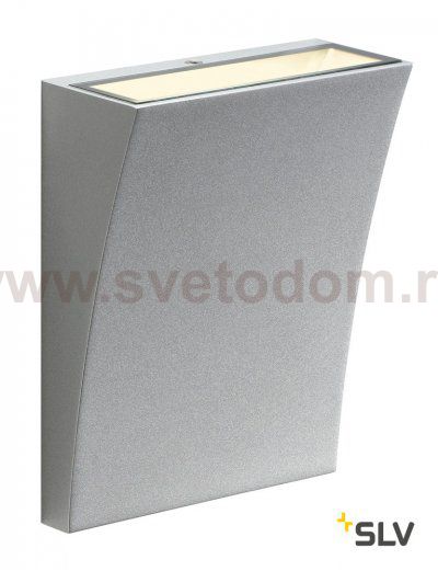 1000341 SLV DELWA WIDE светильник настенный IP44 с SMD LED 8.8Вт, 3000K, 910лм, 100°, серебристый