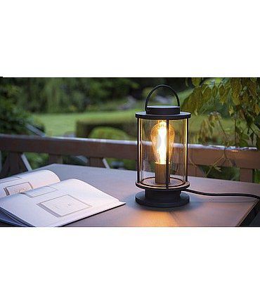 1000399 SLV PHOTONIA TL светильник настол./подвесной IP44 для лампы E27 60Вт макс., без вилки, антрацит/прозрач.