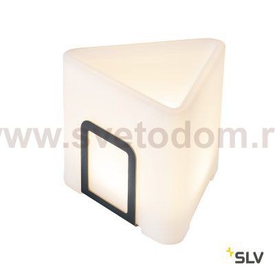 SLV 1000400 KENGA 17 светильник IP44 3.2Вт с аккумулятором и LED 3000К, 200лм, антрацитно-серый RAL7016/ белый