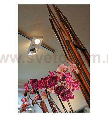 1000408 SLV 3Ph, LYNAH DOUBLE светильник c LED 32Вт, 3000К, 2000лм, 24°, черный