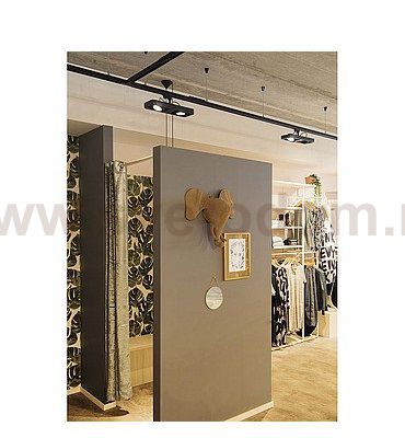 1000408 SLV 3Ph, LYNAH DOUBLE светильник c LED 32Вт, 3000К, 2000лм, 24°, черный