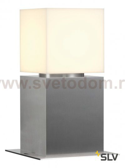 SLV 1000416 SQUARE POLE 30 LED светильник ландшафтный IP44 12Вт с LED 3000K, 760лм, сталь/ белый