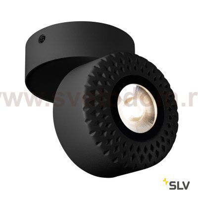 1000424 SLV TOTHEE светильник накладной с LED 13.6Вт (17Вт), 3000К, 1250лм, 25°, черный