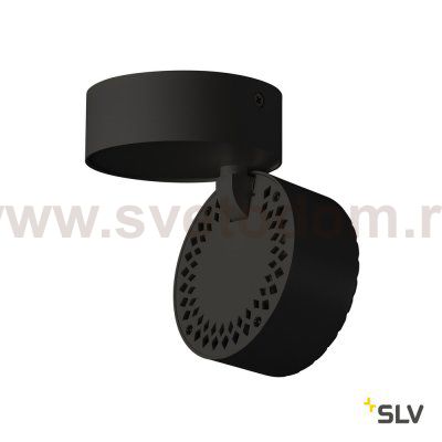 1000424 SLV TOTHEE светильник накладной с LED 13.6Вт (17Вт), 3000К, 1250лм, 25°, черный