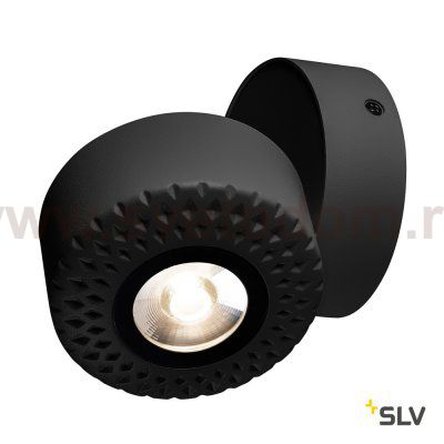 1000424 SLV TOTHEE светильник накладной с LED 13.6Вт (17Вт), 3000К, 1250лм, 25°, черный