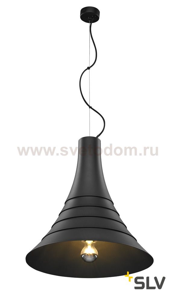 SLV 1000433 BATO 45 E27 PD светильник подвесной для лампы E27 60Вт макс., черный