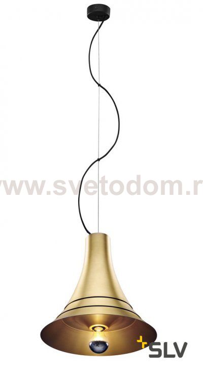 SLV 1000439 BATO 35 E27 PD светильник подвесной для лампы E27 60Вт макс., латунь