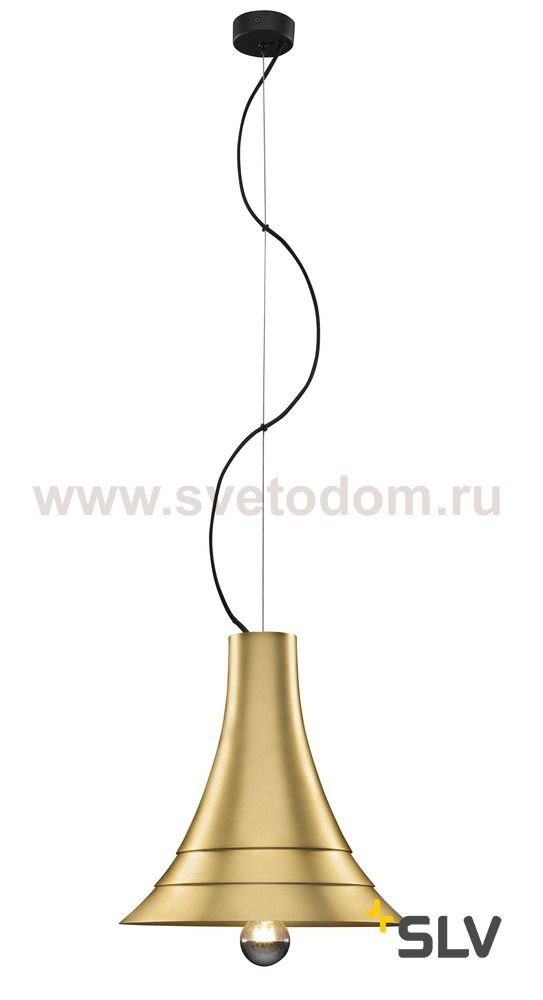 SLV 1000439 BATO 35 E27 PD светильник подвесной для лампы E27 60Вт макс., латунь