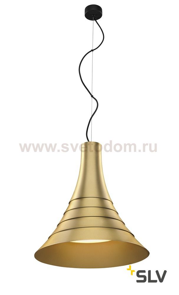 SLV 1000440 BATO 45 LED PD светильник подвесной 30Вт с LED 2500К, 1900лм, 100°,  латунь