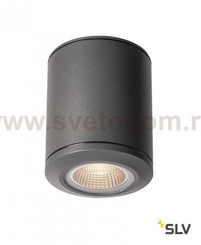 1000447 SLV POLE PARC CL светильник потолочный IP44 c LED 28Вт, 3000K, 2900лм, черный