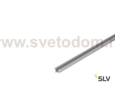1000457 SLV GRAZIA 10, профиль встраиваемый, 2 м, без экрана, алюминий