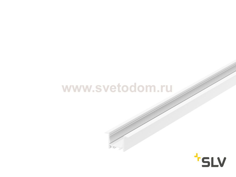 1000491 SLV GRAZIA 20, профиль встраиваемый, 1 м, без экрана, белый