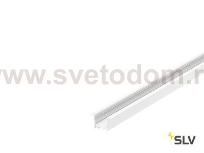 1000494 SLV GRAZIA 20, профиль встраиваемый, 2 м, без экрана, белый