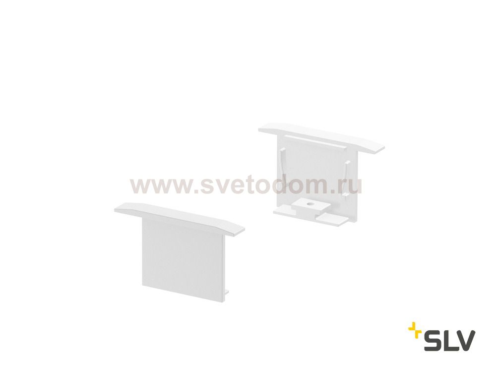 1000557 SLV GRAZIA 20, заглушка для встраиваемого профиля, 2шт., белый 