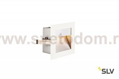 SLV 1000574 FRAME CURVE LED HV светильник встраиваемый 3.1Вт с LED 2700К, 100лм, белый/ алюминий