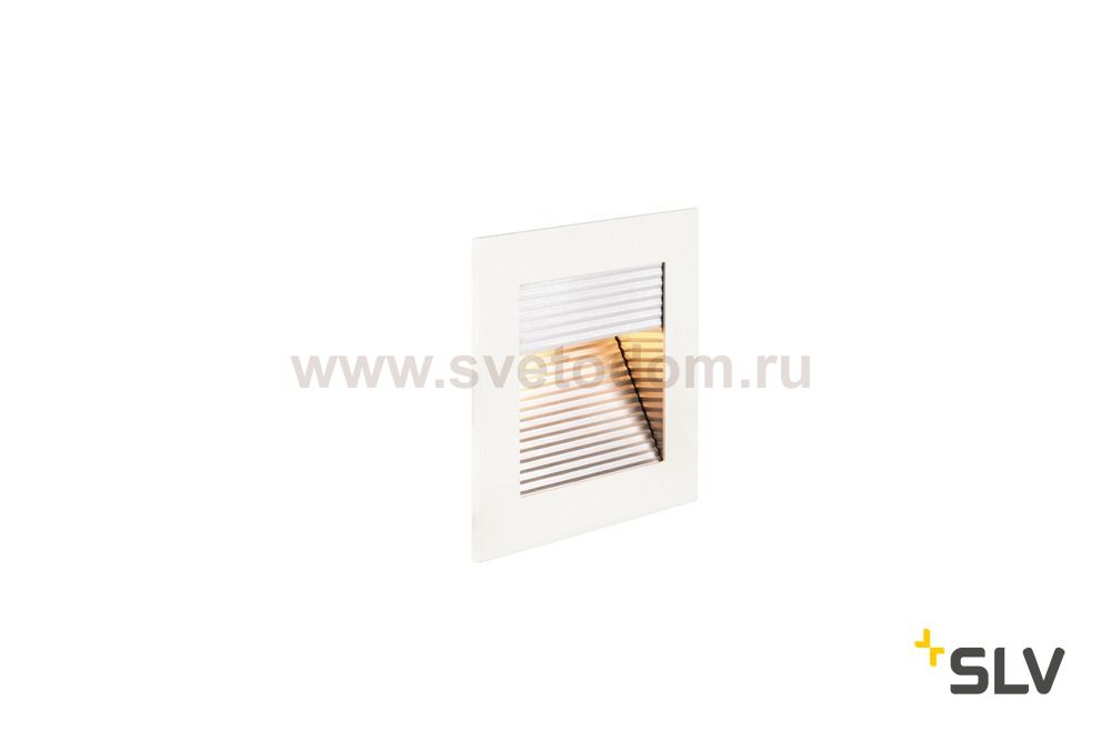 SLV 1000574 FRAME CURVE LED HV светильник встраиваемый 3.1Вт с LED 2700К, 100лм, белый/ алюминий