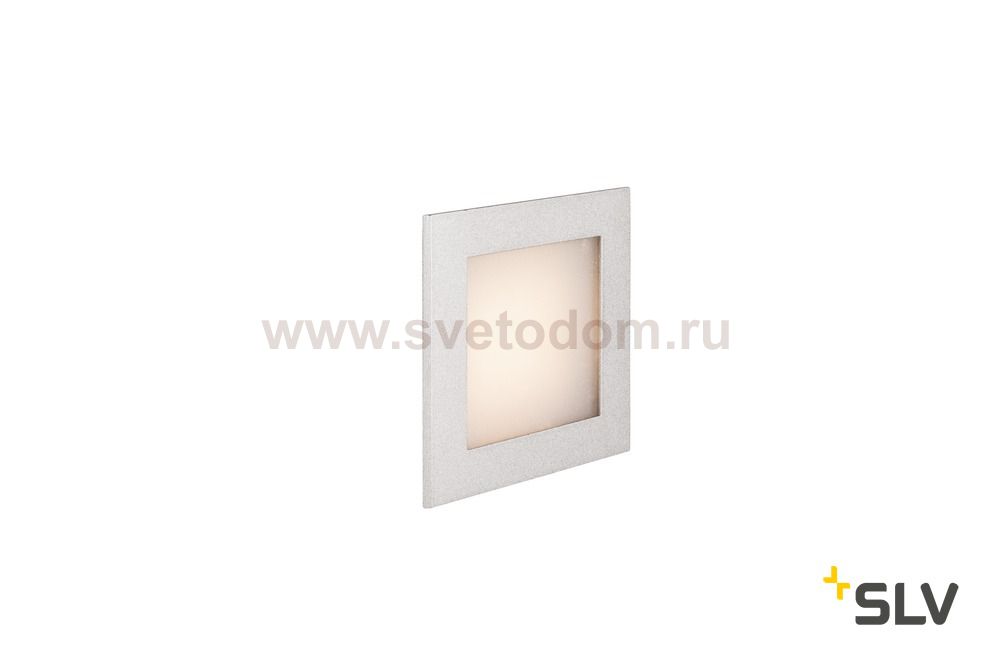 SLV 1000577 FRAME BASIC LED HV светильник встраиваемый 3.1Вт с LED 2700К, 140лм, серебристый