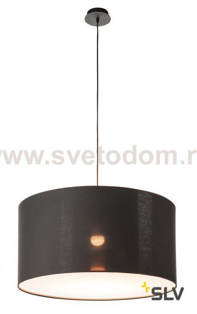 1000580 SLV FENDA, абажур-цилиндр диам., 70 см, черный/ медь