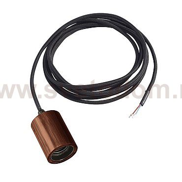 1000583 SLV FITU Е27 PD светильник подвесной 2.5m для лампы Е27 60Вт макс., без основания, бамбук темный