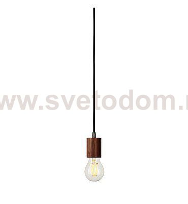 1000583 SLV FITU Е27 PD светильник подвесной 2.5m для лампы Е27 60Вт макс., без основания, бамбук темный