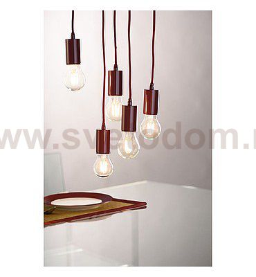 1000585 SLV FITU Е27 PD светильник подвесной 2.5m для лампы Е27 60Вт макс., без основания, бетон