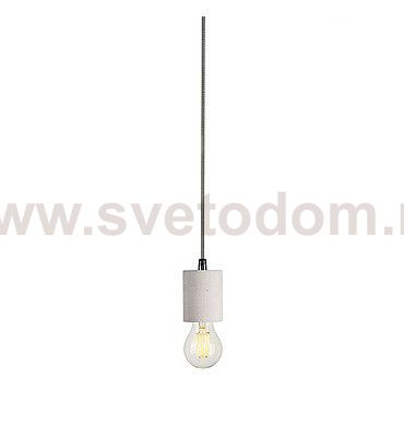 1000586 SLV FITU Е27 PD-2 светильник подвесной 5m для лампы Е27 60Вт макс., без основания, бетон