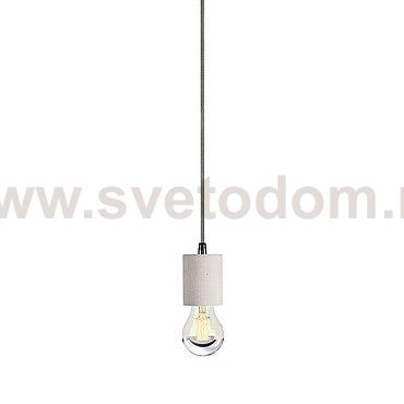 1000586 SLV FITU Е27 PD-2 светильник подвесной 5m для лампы Е27 60Вт макс., без основания, бетон