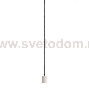 1000586 SLV FITU Е27 PD-2 светильник подвесной 5m для лампы Е27 60Вт макс., без основания, бетон