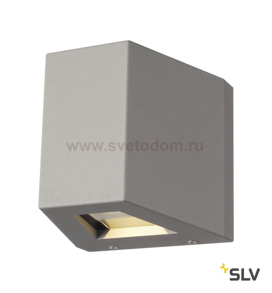 1000587 SLV OUT-BEAM QT-DE12 светильник настенный IP44 для лампы R7s 78мм 80Вт макс.. серебристый