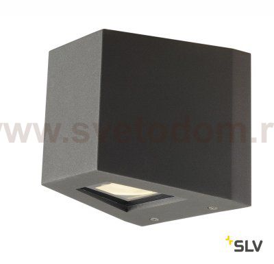 1000588 SLV OUT-BEAM QT-DE12 светильник настенный IP44 для лампы R7s 78мм 80Вт макс., антрацит