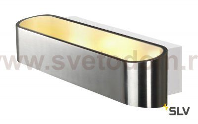 1000635 SLV ASSO 300 LED Dim to Warm светильник настенный с LED 22Вт, 2000-3000К, 690лм, матир. алюминий / белый