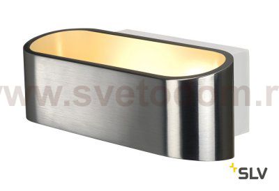 1000637 SLV ASSO 70 LED Dim to Warm светильник настенный с LED 12Вт, 2000-3000К, 530лм, матир. алюминий / белый