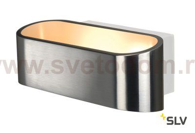 1000637 SLV ASSO 70 LED Dim to Warm светильник настенный с LED 12Вт, 2000-3000К, 530лм, матир. алюминий / белый