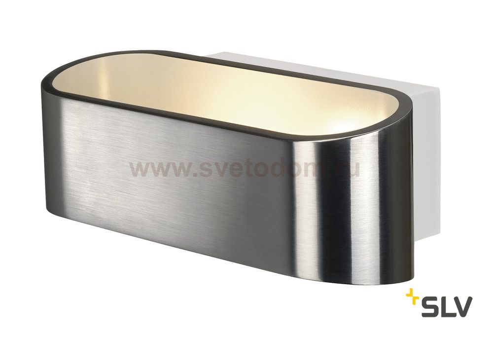 1000637 SLV ASSO 70 LED Dim to Warm светильник настенный с LED 12Вт, 2000-3000К, 530лм, матир. алюминий / белый