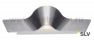 1000652 SLV WAVE WALL 45 Dim to Warm светильник настенный с  LED 22Вт, 2000-3000K, 1050лм, матированный алюминий