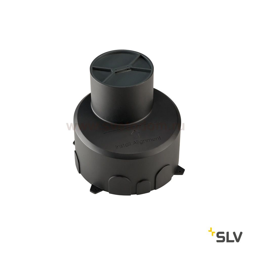 SLV 1000653 DASAR® 100 PREMIUM, корпус монтажный, встраиваемый в грунт, черный