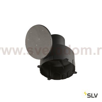 SLV 1000653 DASAR® 100 PREMIUM, корпус монтажный, встраиваемый в грунт, черный