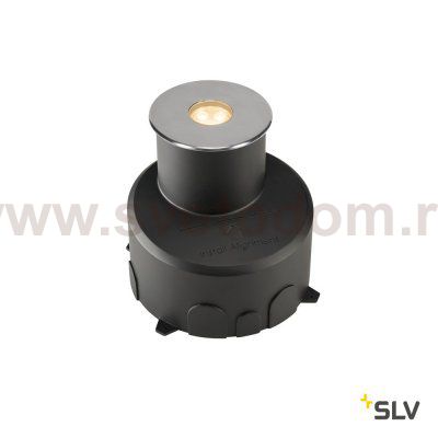 SLV 1000653 DASAR® 100 PREMIUM, корпус монтажный, встраиваемый в грунт, черный