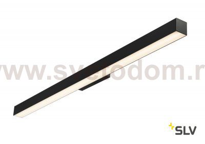 1000669 SLV Q-LINE WALL  LED светильник настенный с LED 42Вт, 3000K, 3800лм, черный