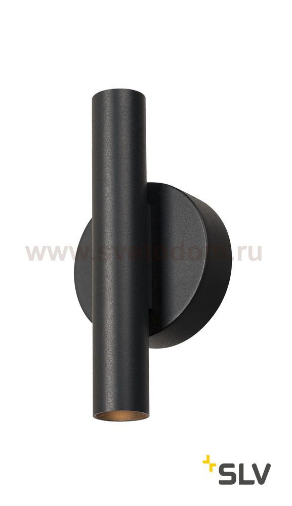1000675 SLV KARPO UP/DOWN LED светильник настенный с LED 10Вт, 3000К, 2х 40°, 2х 320лм, черный