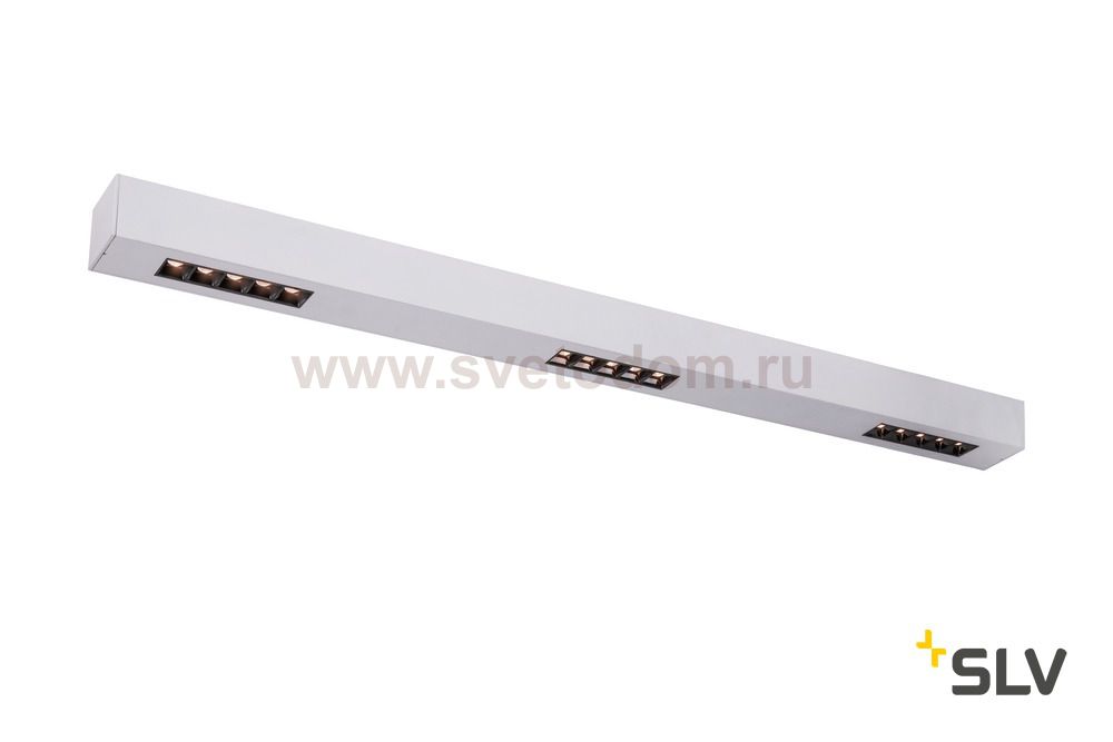 SLV 1000687 Q-LINE BAP CL 1m LED светильник накладной 45Вт с LED 3000К, 2100лм, 30°, URG<10, CRI>90, серебристый