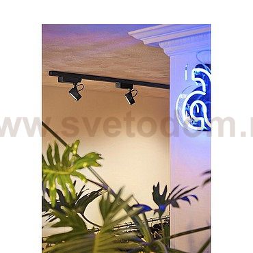 1000766 SLV 1PHASE-TRACK, KALU TRACK LED  светильник с LED 17Вт, 3000К, 1000лм, 24°, белый/ черный