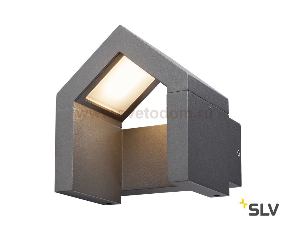 SLV 1000797 RASCALI WL светильник настенный IP54 8Вт с LED 3000К, 330лм, антрацит
