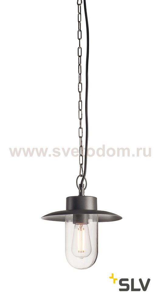 1000821 SLV MOLAT PD светильник подвесной IP44 для лампы E27 60Вт макс., антрацит