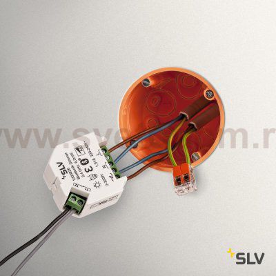 1000826 SLV SLV BLUETOOTH® CONTROL, диммер фазосдвигающий (R, C) 2-300Вт, внешнее управление через Bluetooth