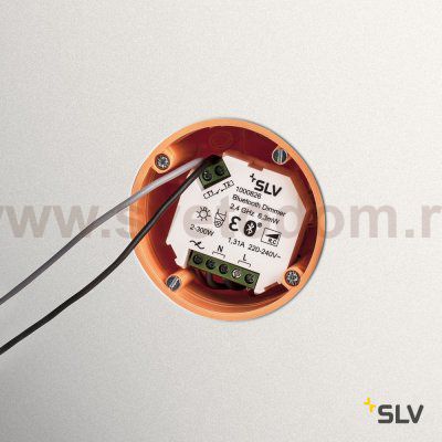 1000826 SLV SLV BLUETOOTH® CONTROL, диммер фазосдвигающий (R, C) 2-300Вт, внешнее управление через Bluetooth