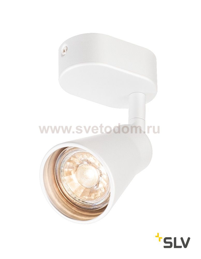 SLV 1000887 AVO SINGLE CW светильник накладной для лампы GU10 50Вт макс., белый