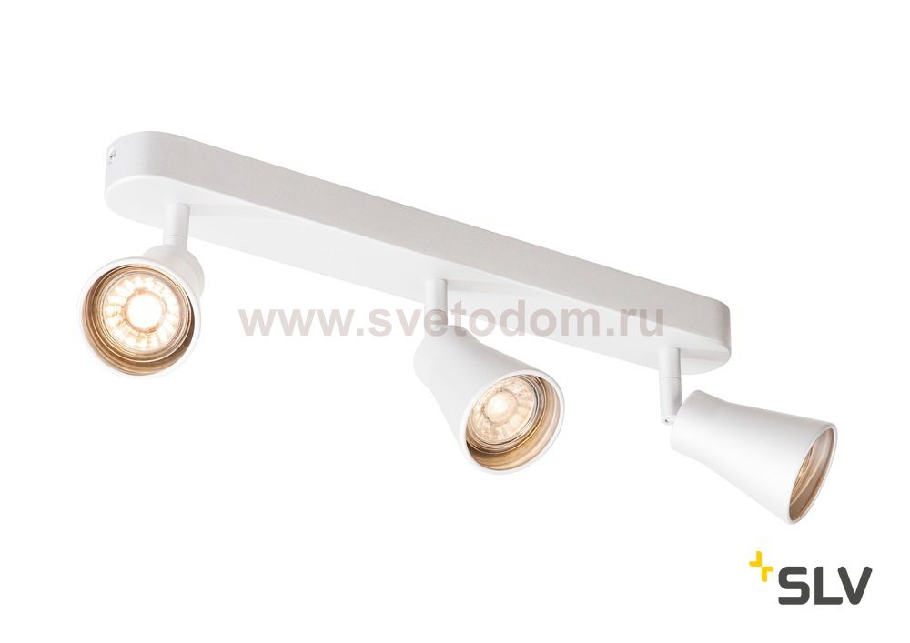 SLV 1000893 AVO TRIPLE CW светильник накладной для 3-х ламп GU10 по 50Вт макс., белый