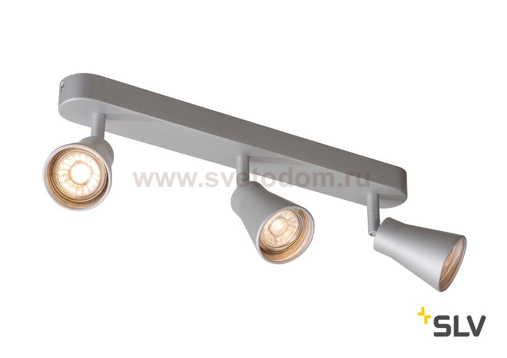 SLV 1000894 AVO TRIPLE CW светильник накладной для 3-х ламп GU10 по 50Вт макс., серебристый